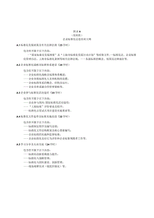 企业标准化总监培训大纲、评价表.docx