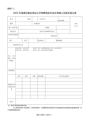 卫生医疗单位考选毕业生报名登记表.docx