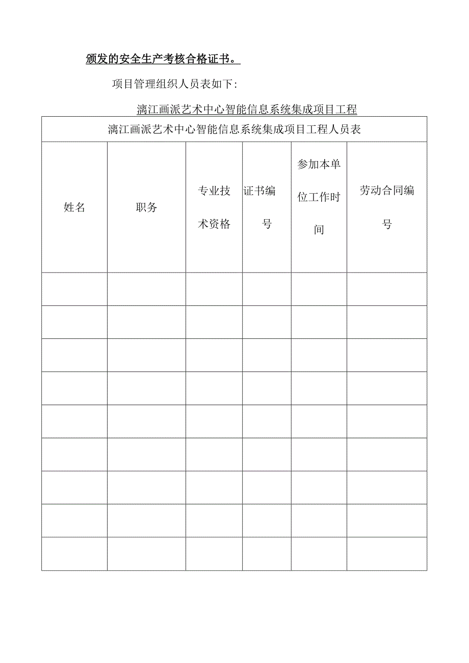 艺术中心智能信息系统集成项目工程项目组织机构部署方案.docx_第3页