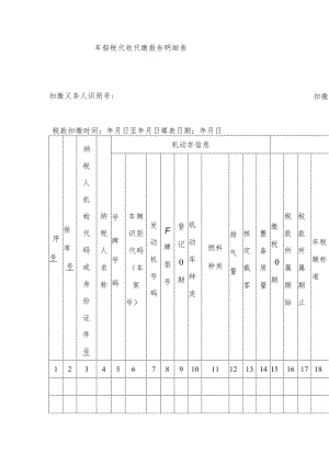 车船税代收代缴报告明细表.docx