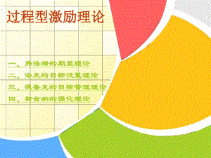过程型激励理论.ppt