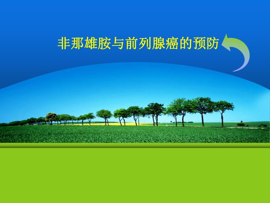 非那雄胺与前列腺癌的预防.ppt_第1页