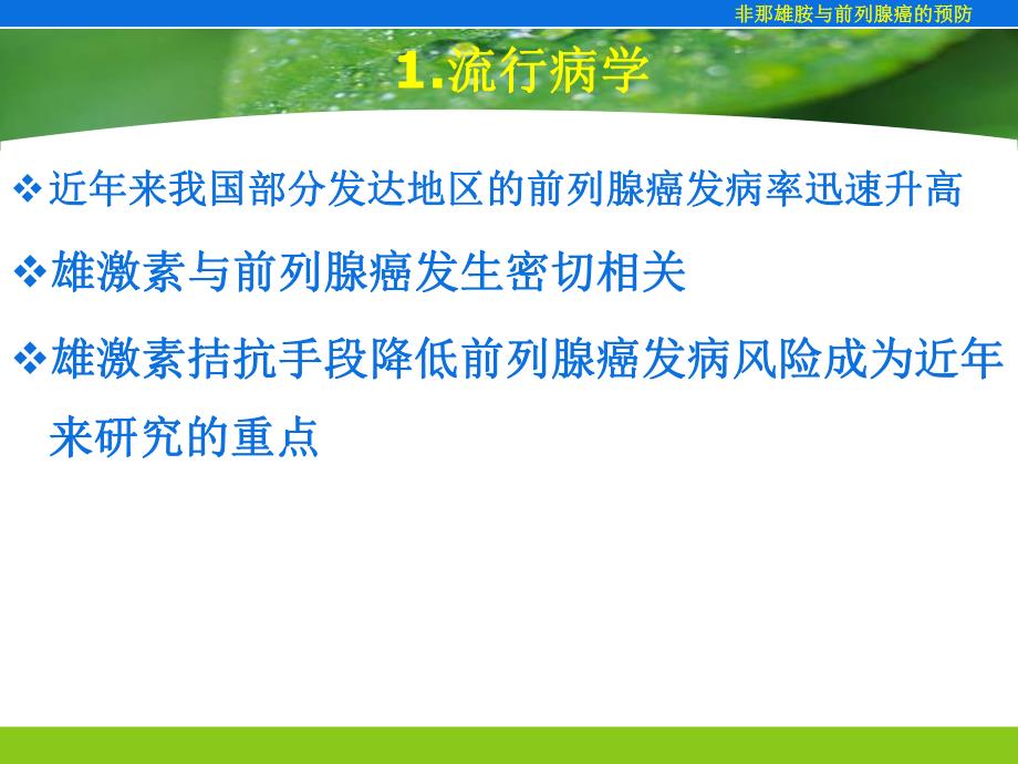 非那雄胺与前列腺癌的预防.ppt_第3页