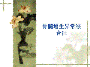 骨髓增生异常综合征.ppt