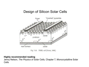 能量转换与存储原理教学资料designofcsisolarcells.ppt