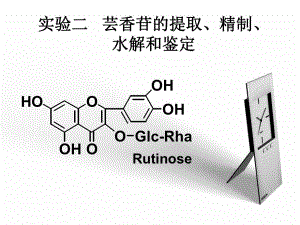 芸香苷的提取精制水解和鉴定.ppt