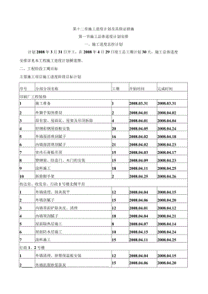 施工进度计划及其保证措施.docx