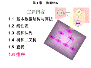 计算机应用基础课件1.6排序.ppt
