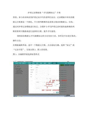 护理记录模板做“书写提醒标记”手册.docx