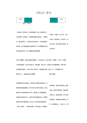 《学记》译文.docx