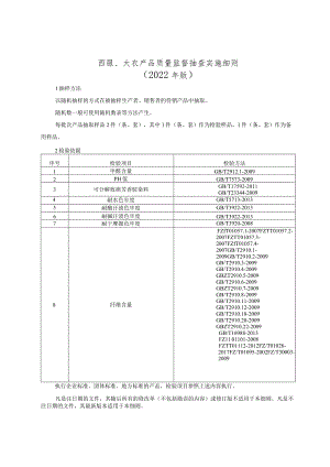 西服、大衣产品质量监督抽查实施细则（2022年版）.docx