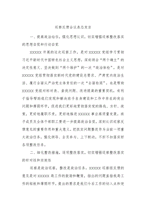 巡察反馈会议表态发言.docx