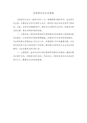 支部委员会会议制度.docx