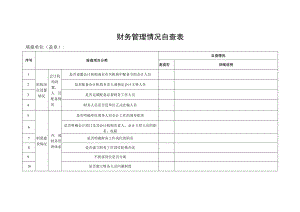 财务管理情况自查表.docx