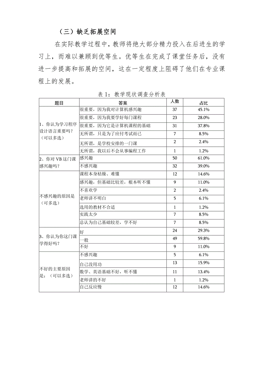 计算机专业混合式教学探索与实践——福建省邮电学校教学模式探索案例.docx_第3页