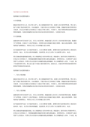 氨泄漏应急处置措施.docx