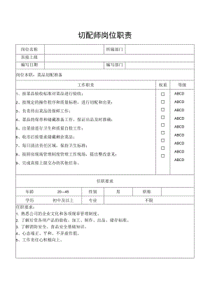切配师岗位职责.docx