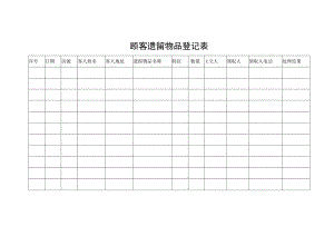 顾客遗留物品登记表.docx