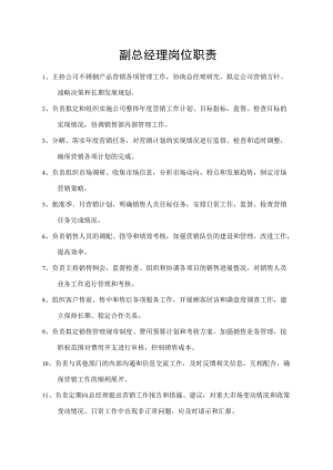 副总经理岗位职责.docx