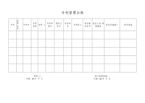 专利管理台账.docx