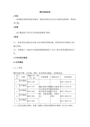 公司进口各类货物材料辅件检验标准.docx