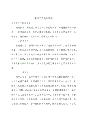 年末个人工作总结.docx