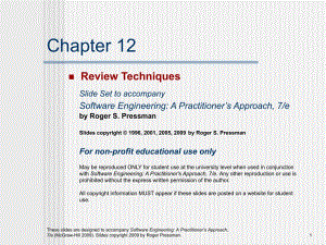 软件工程实践者的研究方法chapter12.ppt