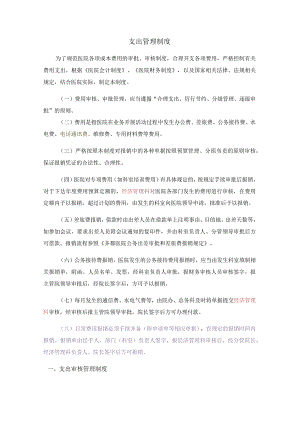医院支出管理制度.docx