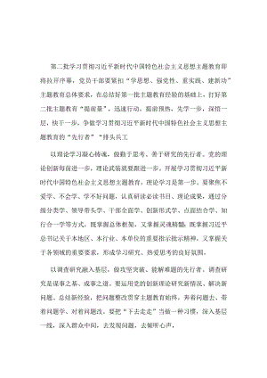 党员2023年主题教育第一批总结暨第二批部署发言稿5篇(合集).docx
