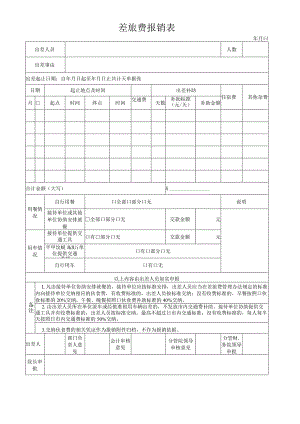 差旅费报销表.docx