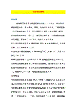 私生饭的意思.docx