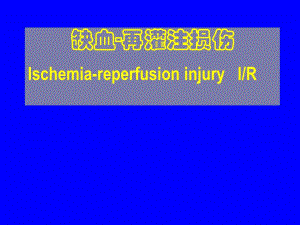 马小茹缺血再灌注损伤.ppt