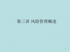 风险管理概述ppt课件.ppt