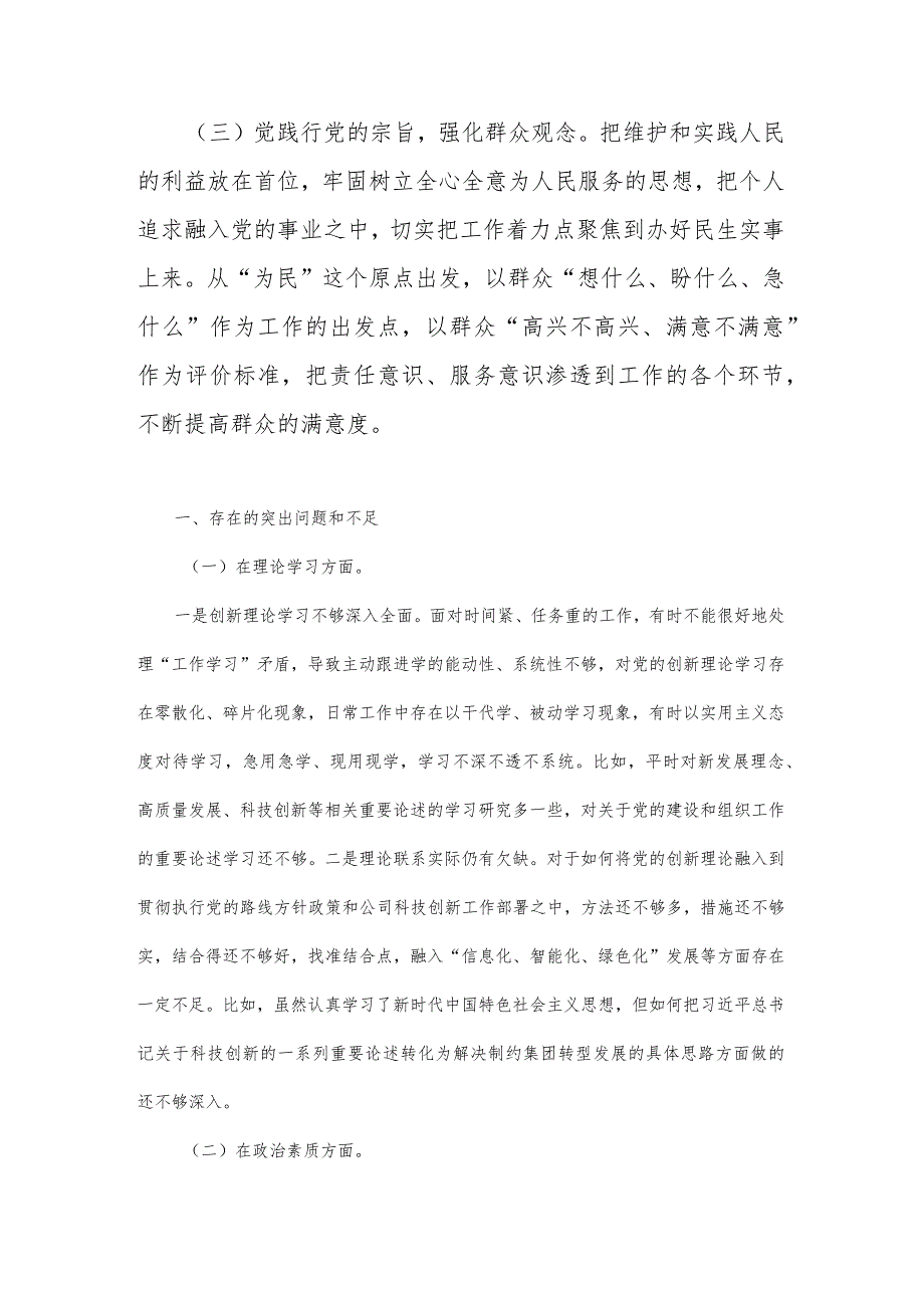 班子成员“理论学习、能力本领、担当作为”六个方面个人发言材料.docx_第3页