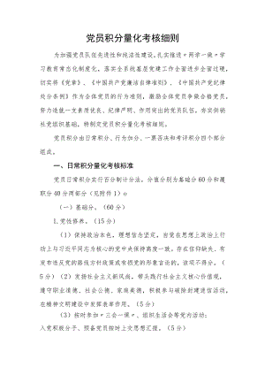 党员积分量化考核细则.docx