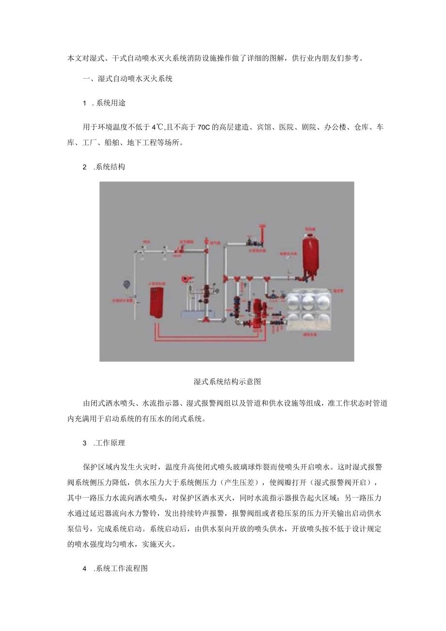 湿、干式自动喷水灭火系统 消防设施操作图解.docx_第1页
