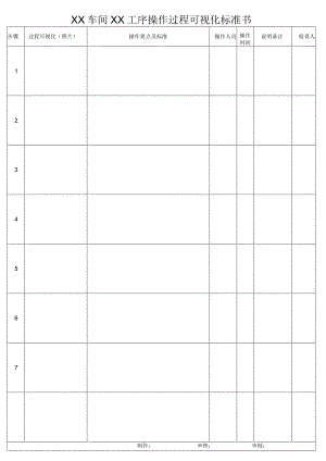 操作过程标准可视化作业书.docx