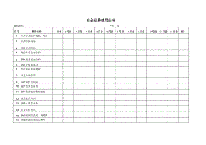 安全生产费用台帐.docx