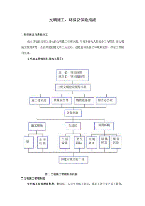 文明施工、环保及保险措施.docx