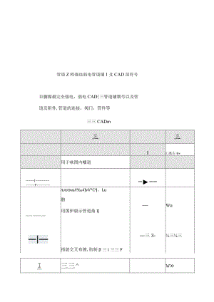 （行业）CAD水电管道图纸符号梳理详解汇总表（20页汇编）.docx