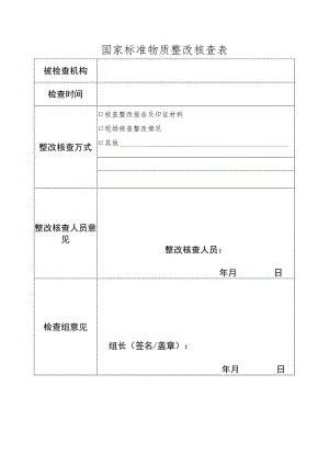 国家标准物质整改核查表.docx
