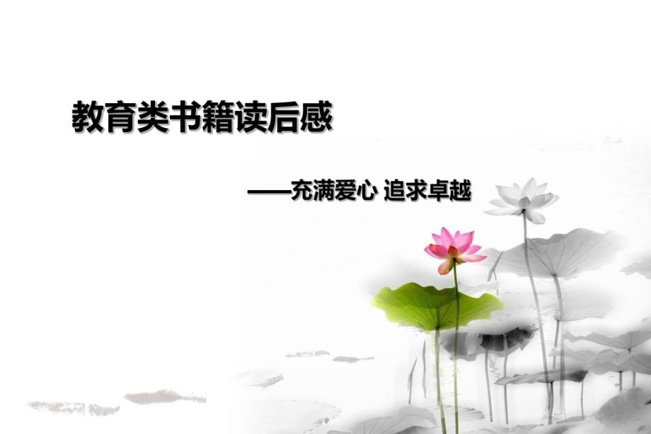 教育类书籍读后感.ppt_第1页