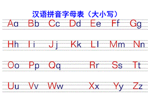 汉语拼音字母表(26个大小写及习题).ppt