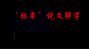 肠覃说文解字.ppt