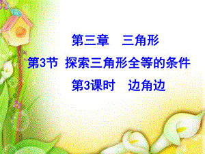 3.3.3探索三角形全等的条件.ppt