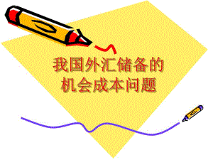 我国的外汇储备的问题.ppt