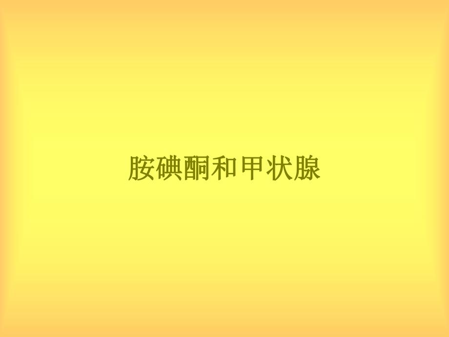 胺碘酮与甲状腺.ppt_第1页