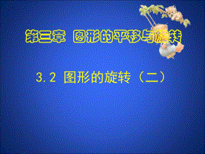 3.2图形的旋转2 .ppt