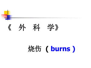 烧伤外科学.ppt
