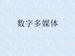 大学课件数字多媒体.ppt